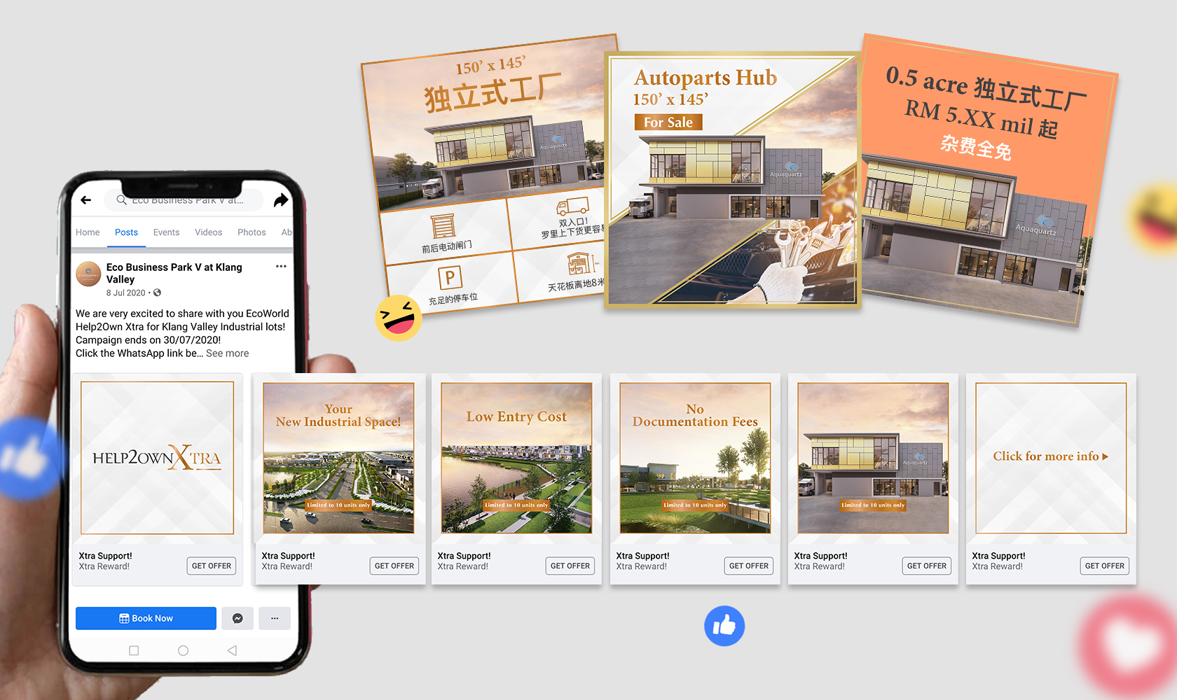 Ecoworld Property Social media content creations