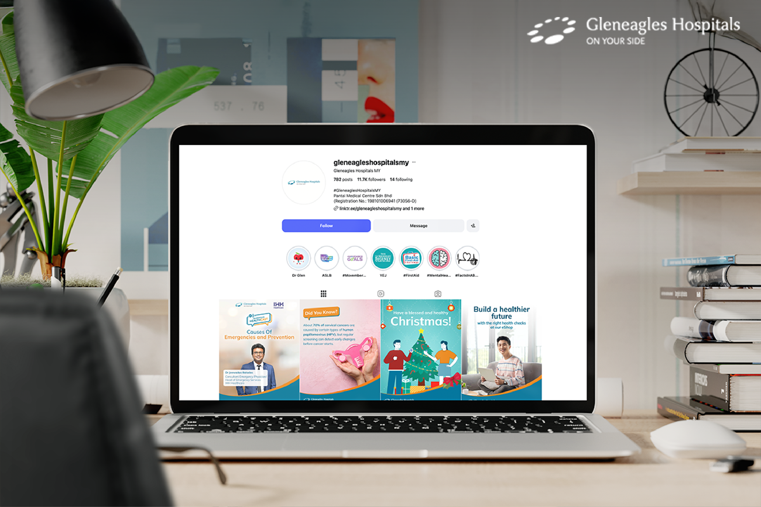 Gleneagles Hospitals Social Media Management