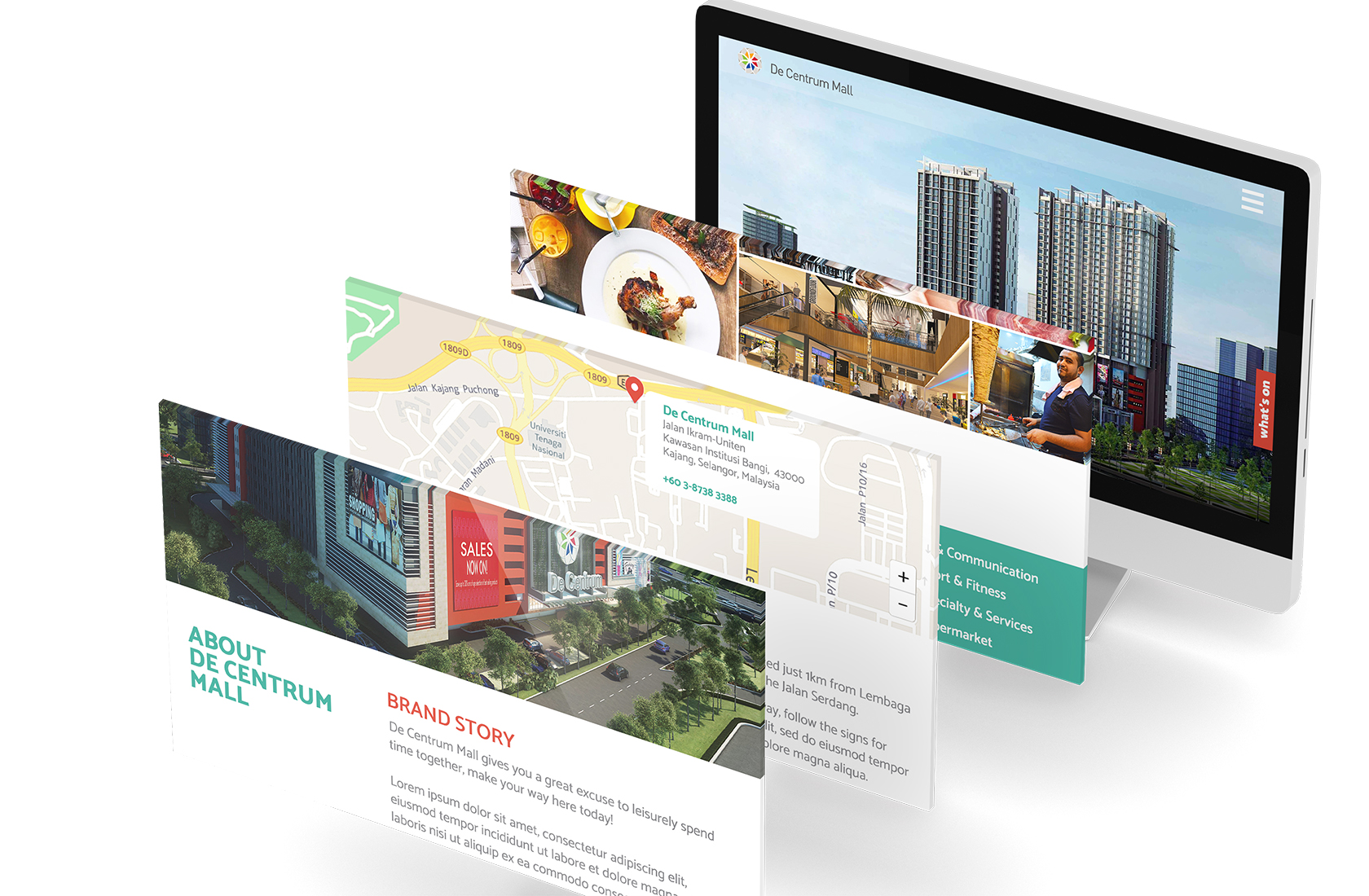 De Centrum Shopping Mall Website Design Malaysia